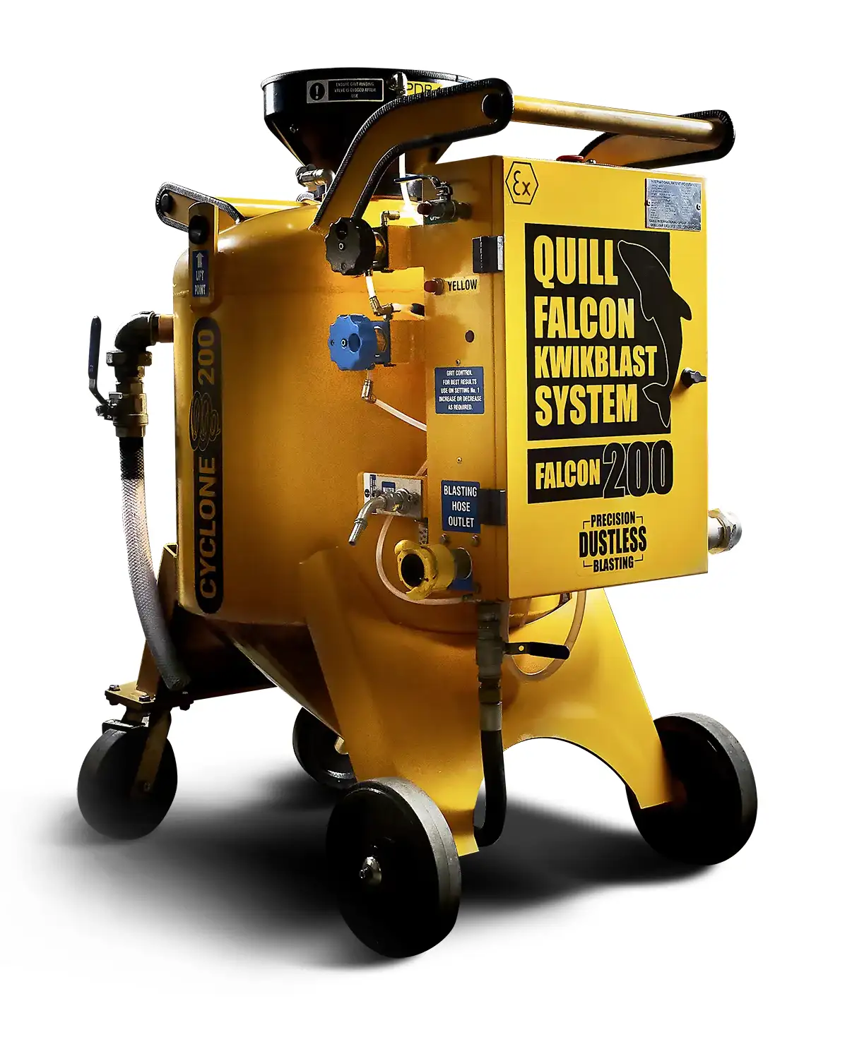 Formidable, efficient and effective, the Quill Falcon Cyclone 200 is the most powerful of the Quill Falcon Systems